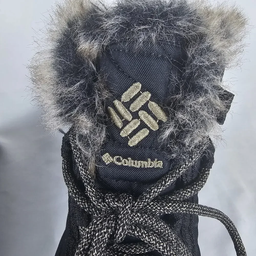 Columbia Minx Shorty III Women's Boots Size 6.5 Wide Black Waterproof BL5961-010